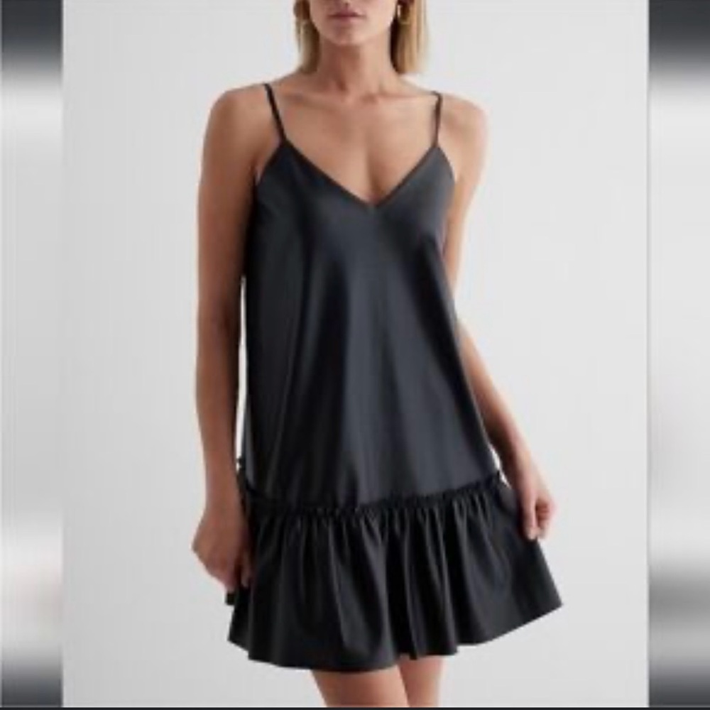 NWT Express Faux Leather Mini Dress